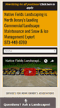 Mobile Screenshot of nativefieldslandscaping.com